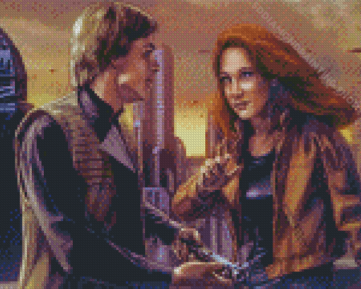 Mara Jade And Luke Skywalker Diamond Painting