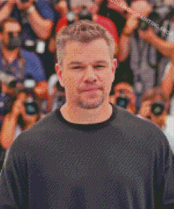 Matt Damon Diamond Painting