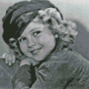 Monochrome Shirley Temple Diamond Painting