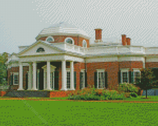 Monticello Building Diamond Painting