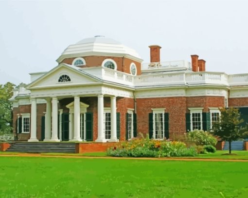 Monticello Building Diamond Painting