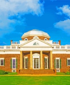 Monticello Home In Virginia Diamond Painting