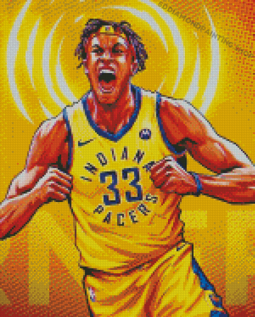 Myles Turner Diamond Painting