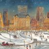 Night Winter Central Park Diamond Painting