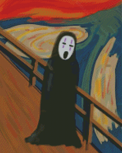 No Face The Scream Diamond Painting