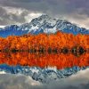 Pioneer Peak Fall Landscape Diamond Painting