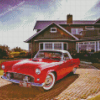 Red 1955 Vehicle Diamond Painting