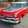 Red 1956 Dodge Car Diamond Painting