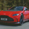 Red Aston Martin Vantage Diamond Painting