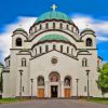 Saint Sava Temple Belgrade Serbia Diamond Painting