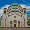 Saint Sava Temple Belgrade Serbia Diamond Painting