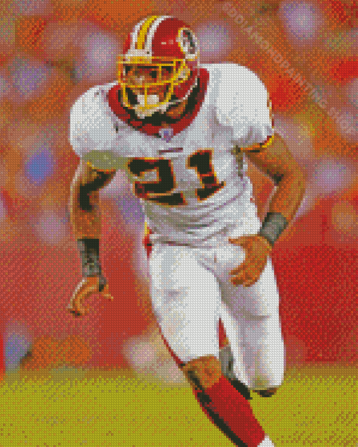 Sean Taylor Redskins Diamond Painting