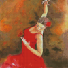 Spanish Flamenco Dancer Art Diamond Painting
