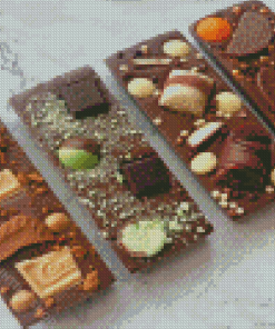 Tasty Chocolate Bars Diamond Painting