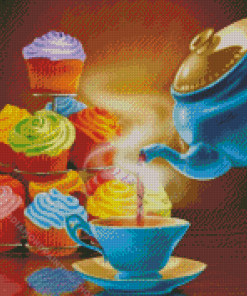 Tea Time Diamond Painting