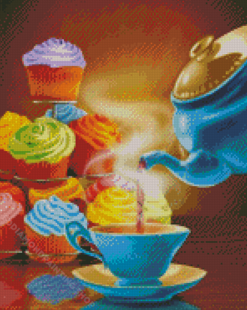 Tea Time Diamond Painting