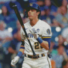 The Baseball Player Christian Yelich Diamond Painting