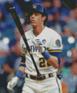 The Baseball Player Christian Yelich Diamond Painting