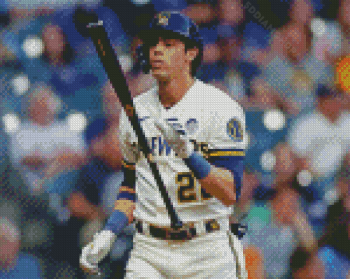 The Baseball Player Christian Yelich Diamond Painting