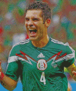 The Football Player Rafael Marquez Diamond Painting