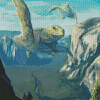 Turtles Surrealist Landscape Diamond Painting