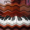 Vintage Abstract Piano Diamond Painting