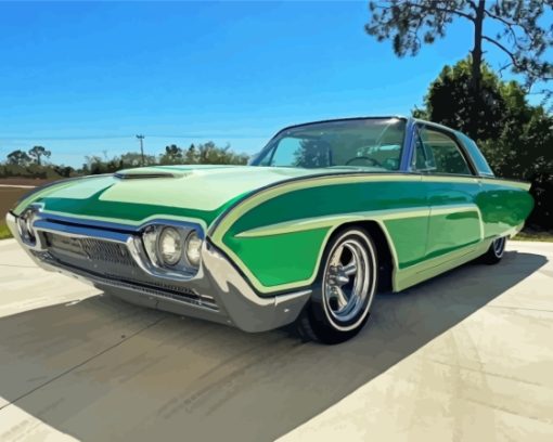 1963 Ford Thunderbird Diamond Painting