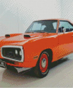 1970 Super Bee In Hemi Orange Diamond Painting