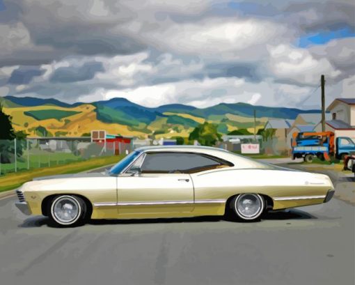 67 Impala Car Diamond Painting