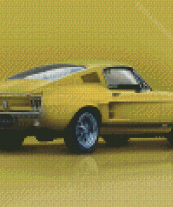 67 Mustang Diamond Painting