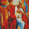 Abstract Women Musicians Diamond Painting