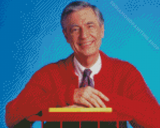 Aesthetic Mister Rogers Diamond Painting