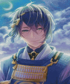 Aesthetic Mikazuki Munechika Diamond Painting