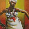 African Dancer Lady Art Diamond Painting