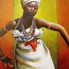 African Dancer Lady Art Diamond Painting