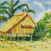 Aesthetic Nipa Hut Diamond Painting