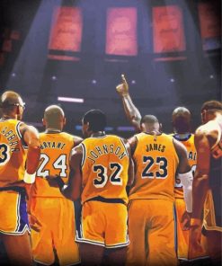 Basketball Lakers Legends Diamond Painting