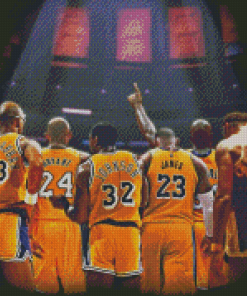 Basketball Lakers Legends Diamond Painting