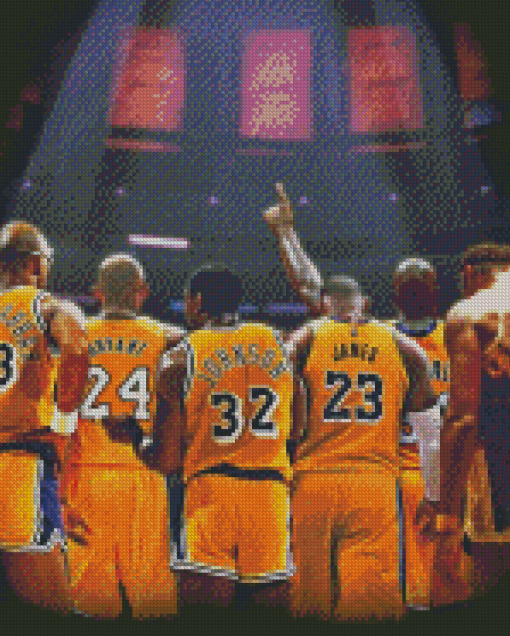 Basketball Lakers Legends Diamond Painting