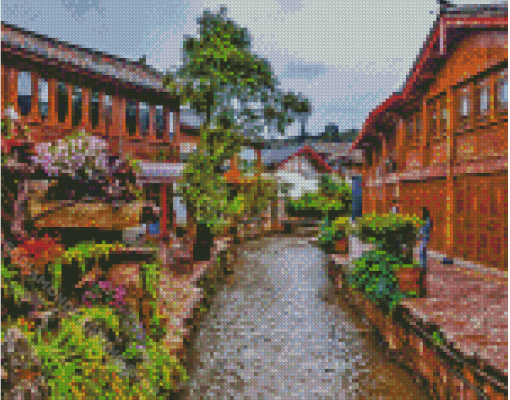 Beautiful Lijiang China Diamond Painting