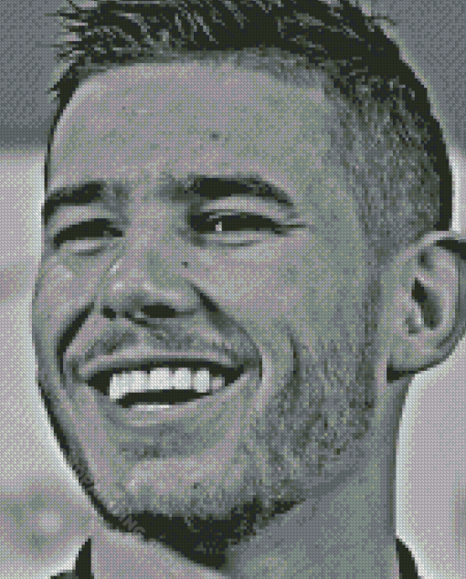 Black And White Lucas Hernandez Diamond Painting