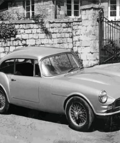 Black And White Reliant Scimitar Car Diamond Painting