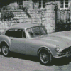 Black And White Reliant Scimitar Car Diamond Painting