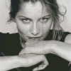 Black And White Laetitia Casta Diamond Painting