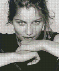 Black And White Laetitia Casta Diamond Painting