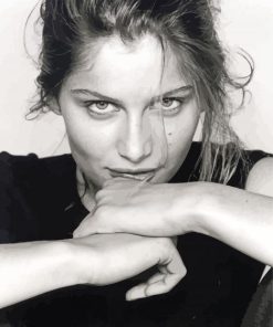 Black And White Laetitia Casta Diamond Painting