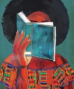 Black Girl Reading Diamond Painting