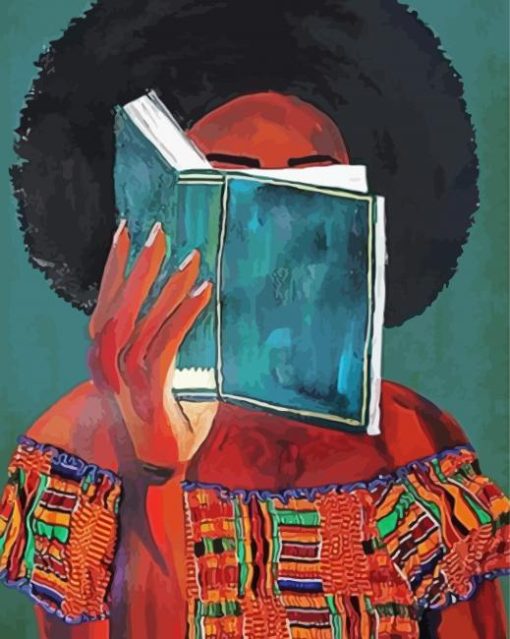 Black Girl Reading Diamond Painting