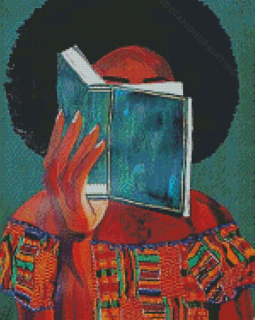 Black Girl Reading Diamond Painting