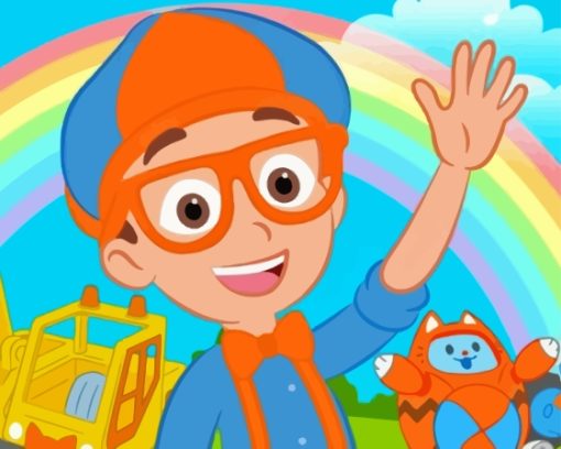 Blippi Diamond Painting